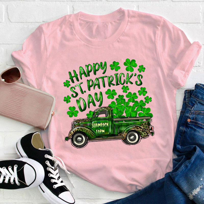 Happy St Patrick's Day Teacher T-Shirt
