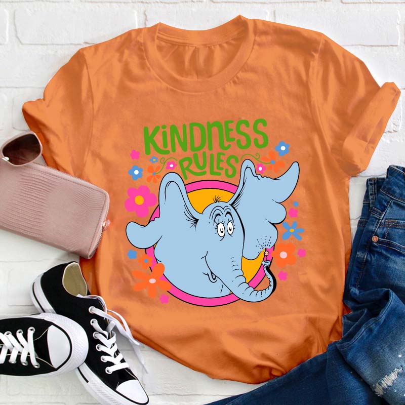 Kindness Rules Teacher T-Shirt