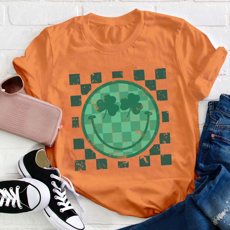 Smiley St Patricks Teacher T-Shirt