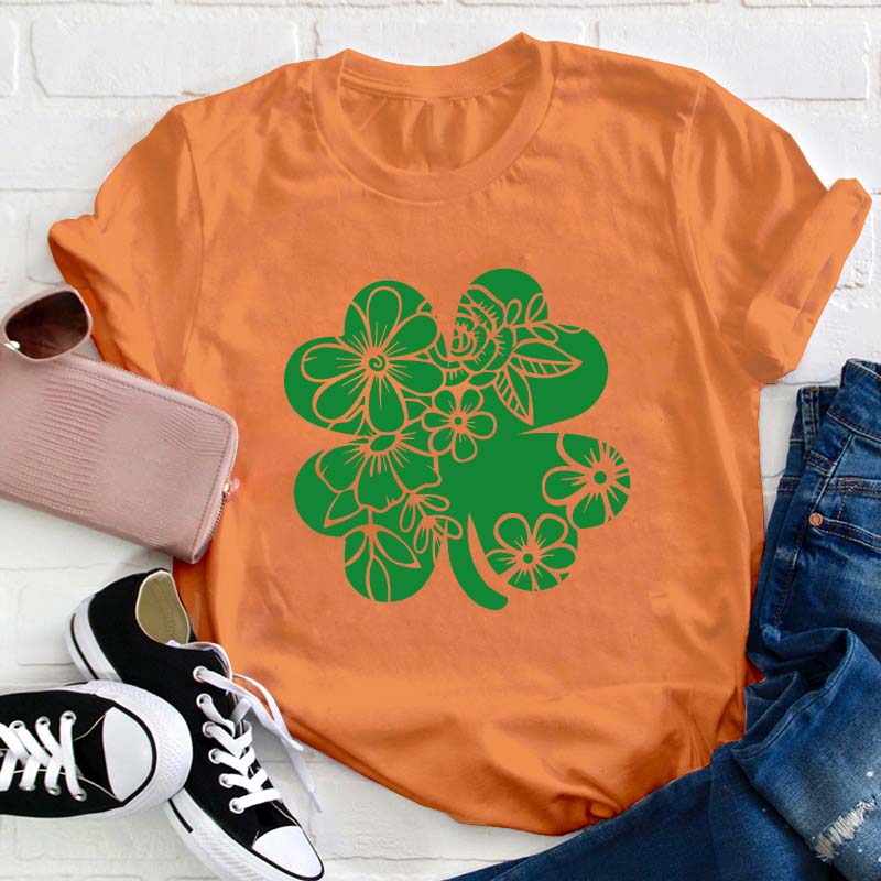 Lucky Shamrock Teacher T-Shirt
