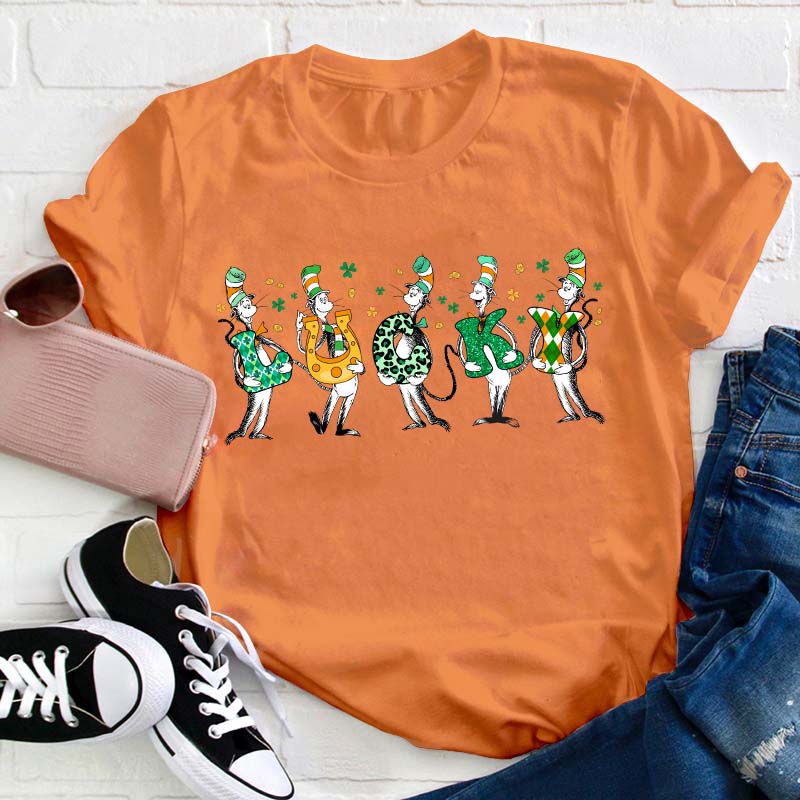 Lucky Happy St Patrick's Day Teacher T-Shirt