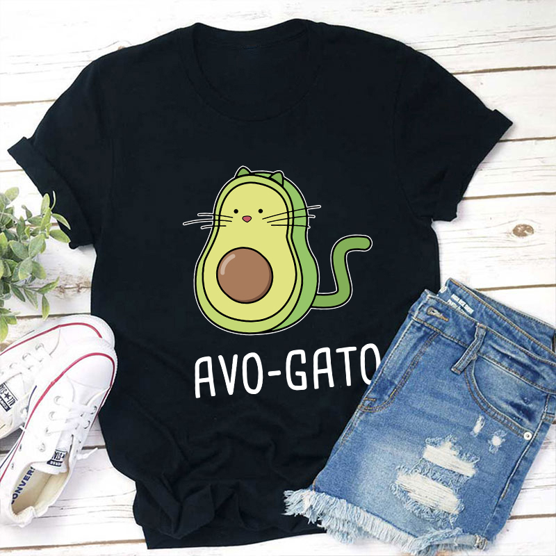 Avo-Gato Cute Spanish Teacher T-Shirt