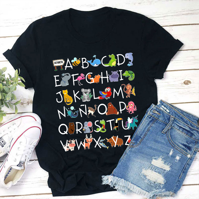 Spanish Alphabet Teacher T-Shirt