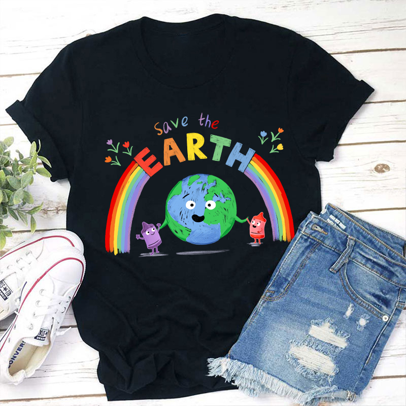 Save The Earth Teacher T-Shirt