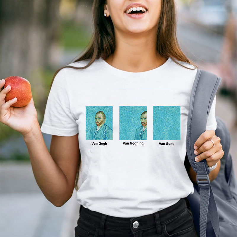 Funny Art Van Gone Teacher T-Shirt