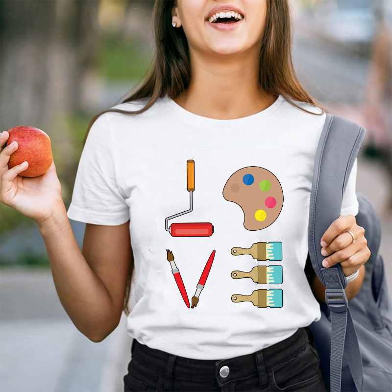 Love Art Teacher T-Shirt