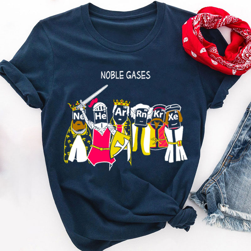 Noble Gases Teacher T-Shirt Sale-Teachersgram