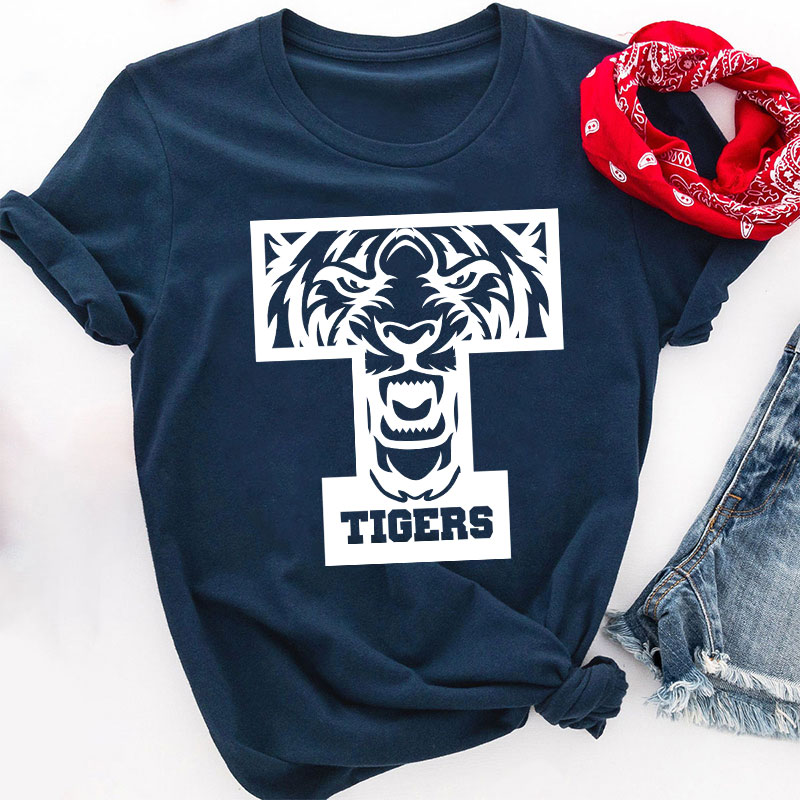 Personalized Sports Fan Team Mascot Teacher T-Shirt