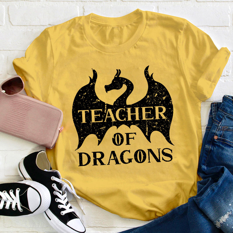 Teacher Of Dragons Teacher T-Shirt