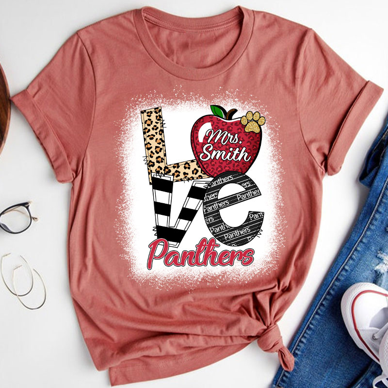 Personalized I Will Always Love Our Team Teacher T-Shirt