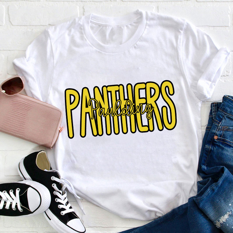 Personalized I Cheer For You Teacher T-Shirt