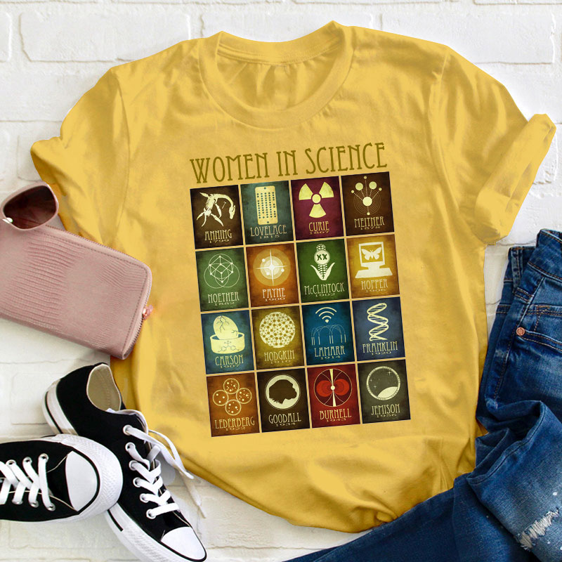 To All The Women In Science Teacher T-Shirt