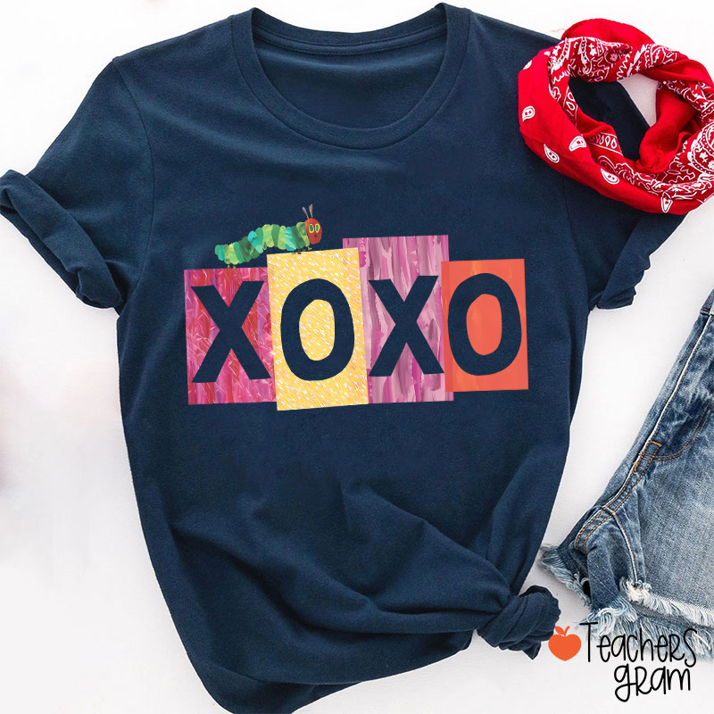 Xoxo Caterpillar Teacher T-Shirt