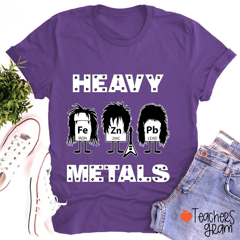 Funny Science Heavy Metals Teacher T-Shirt