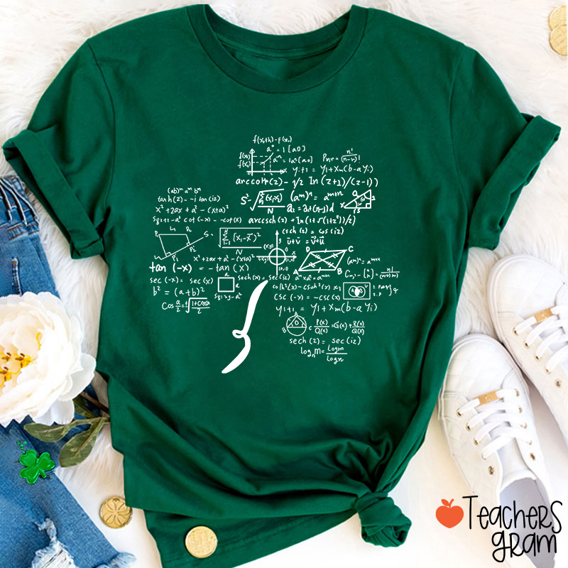 Mathematics And The Clover T-Shirt Sale-Teachersgram