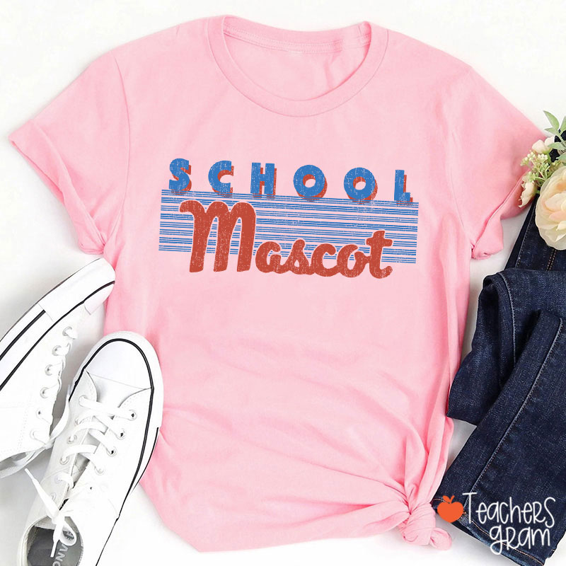 Personalized Mascot Vintage School Pride Teacher T-Shirt