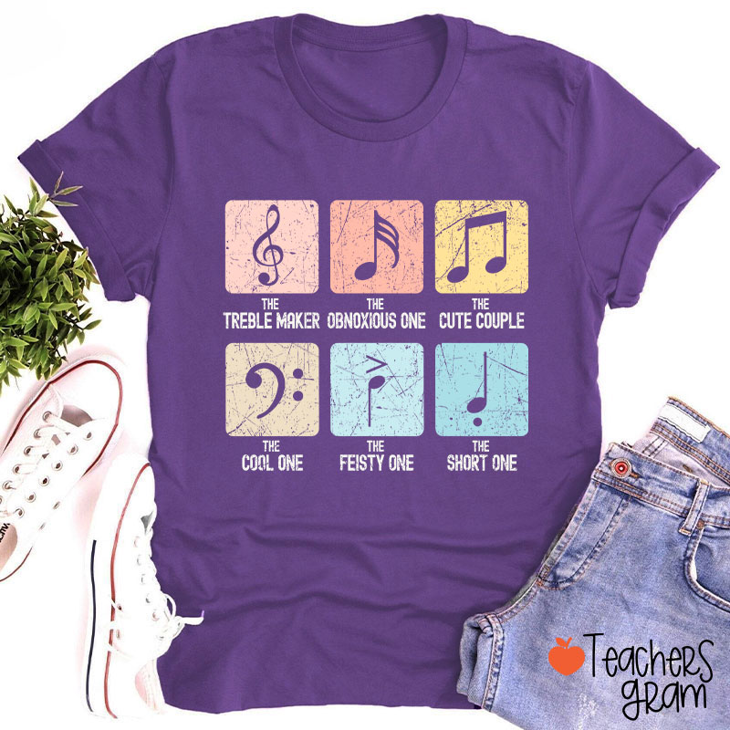 The Treble Maker The Obnoxious One Funny Music Teacher T-Shirt