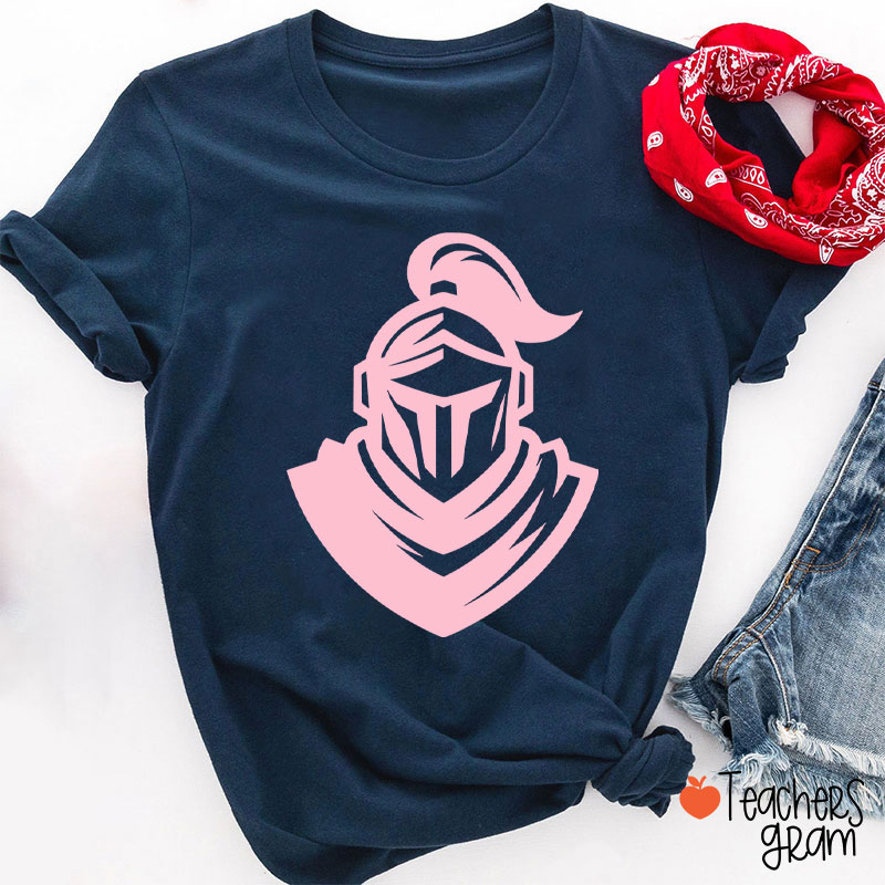 Personalized Mascot Silhouette School Spirit Teacher T-Shirt