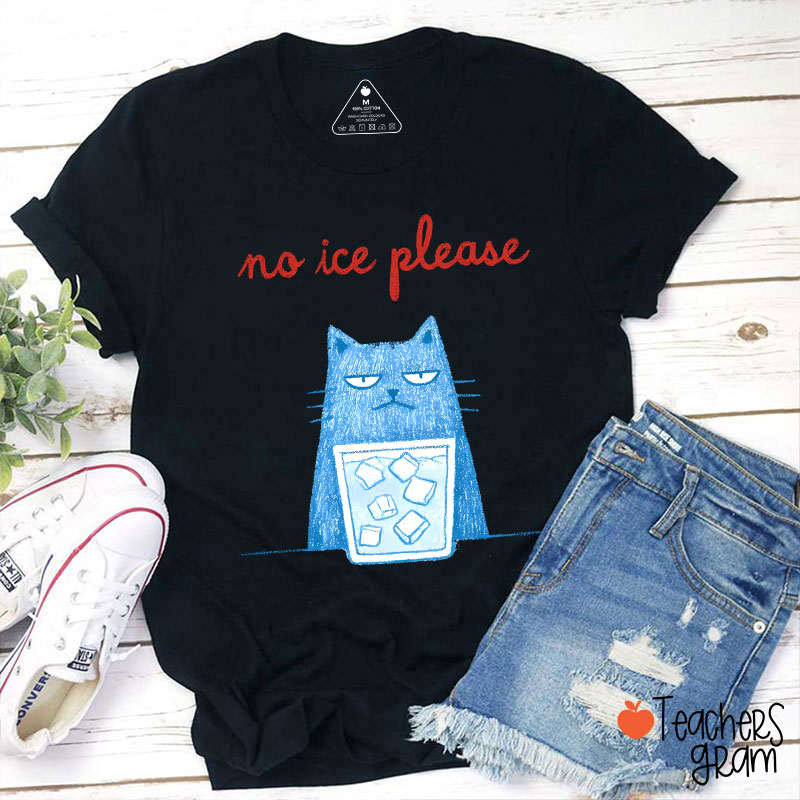 No Ice Please Teacher T-Shirt