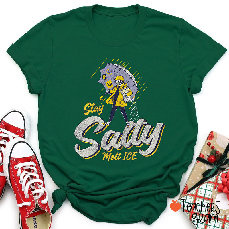 Stay Salty Melt Ice Social Justice Teacher T-Shirt