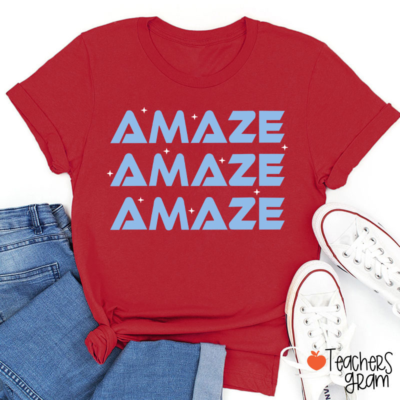 Amaze Amaze Amaze Sci-Fi Book Lover Teacher T-Shirt