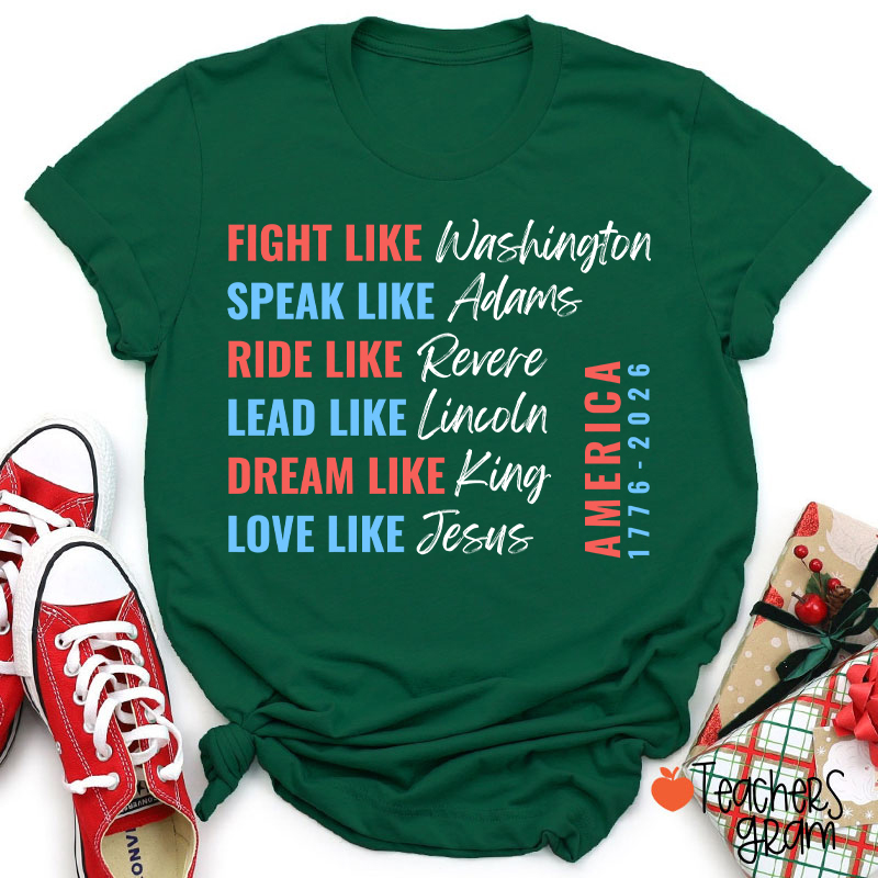 Fight Like Washington Teacher T-Shirt