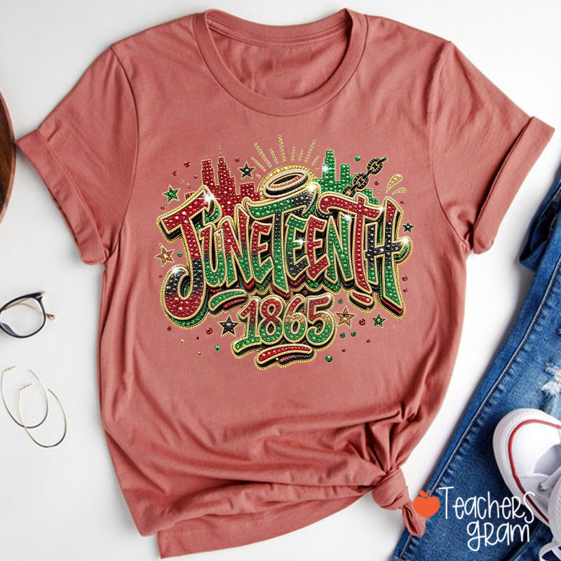 Juneteenth 1865 Teacher T-Shirt