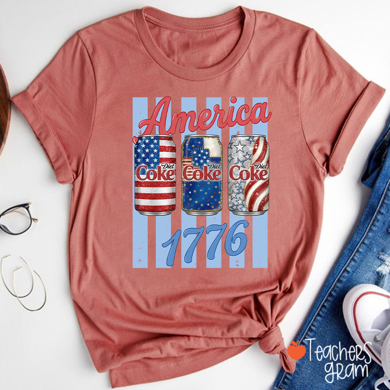 America 1776 Coke Teacher T-Shirt