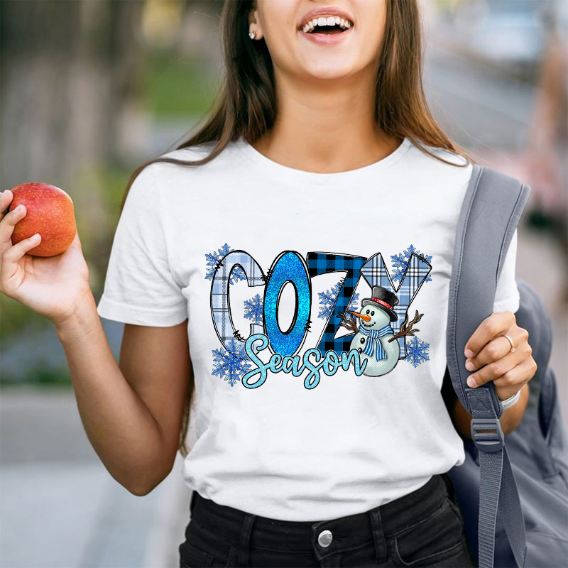 Cozy Season Teacher T-Shirt