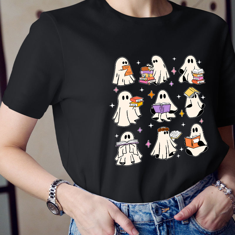 Reading Ghosts Teacher T-Shirt