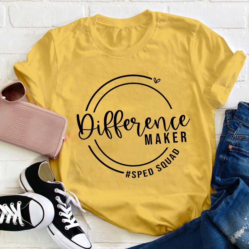 Difference Maker Teacher T-Shirt