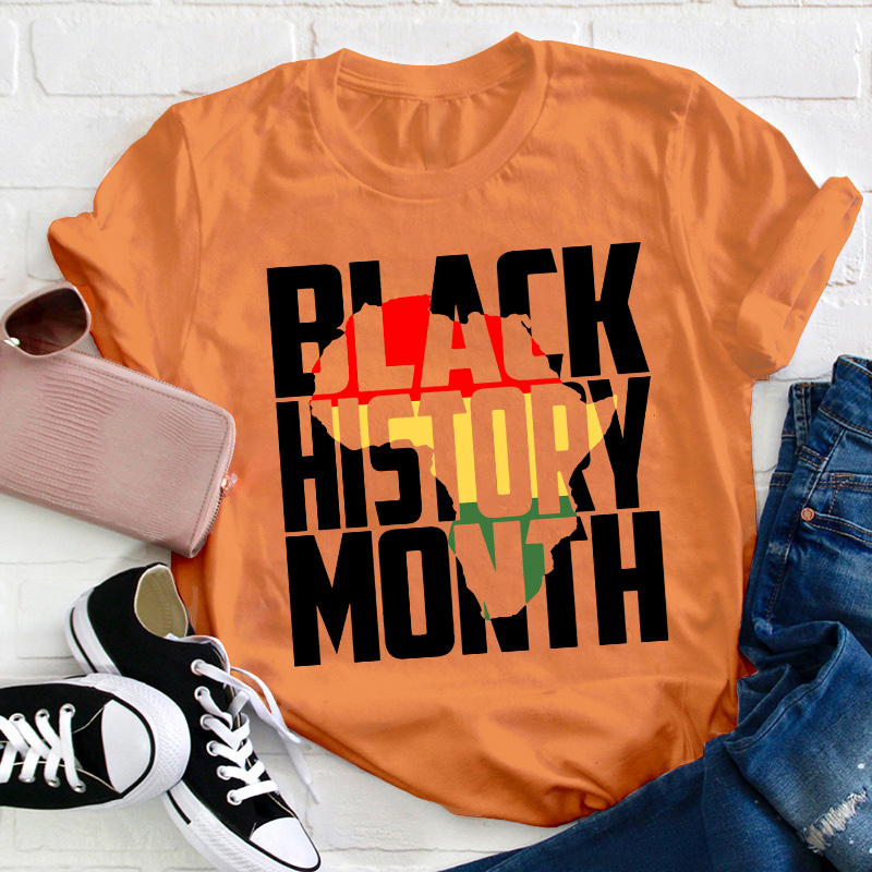 Black History Month Teacher T-Shirt