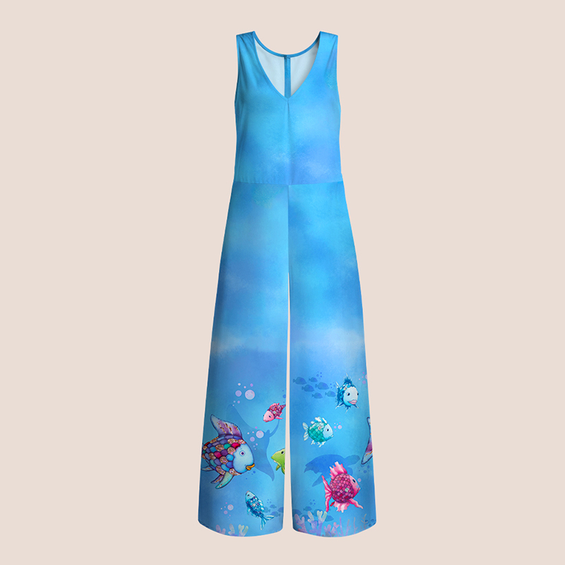 Colorful Fish Teacher Jumpsuit