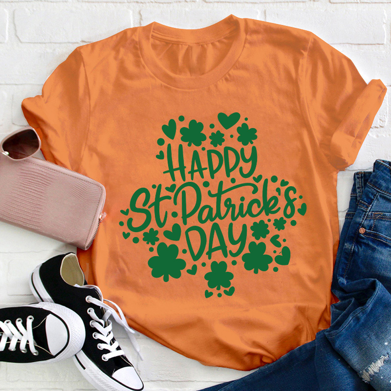 Happy St Patrick's Day Teacher T-Shirt