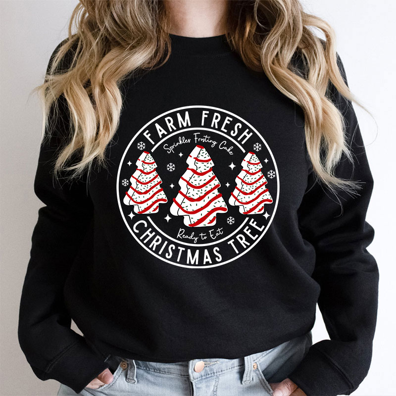 Farm Fresh Christmas Tree Teacher Sweatshirt