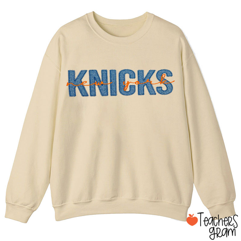 Personalized Embroidered Mascot And  College University Teacher Sweatshirt