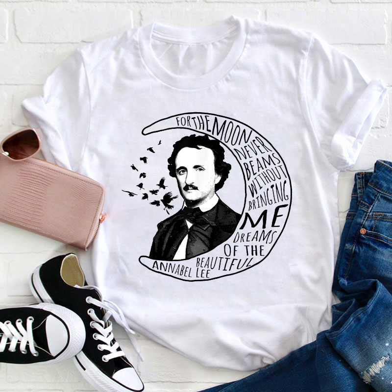 Cool Story Poe Teacher T-Shirt