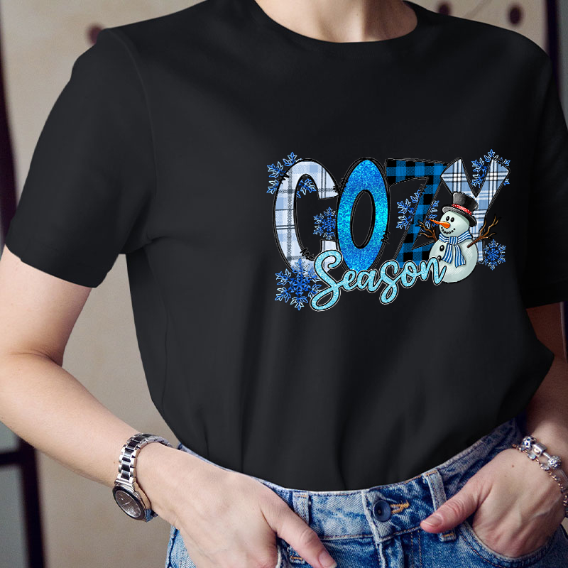 Cozy Season Teacher T-Shirt