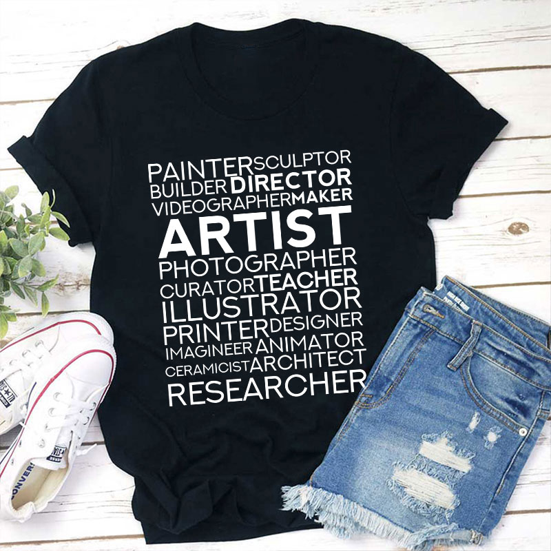 Artist Art Teacher T-Shirt Sale-Teachersgram