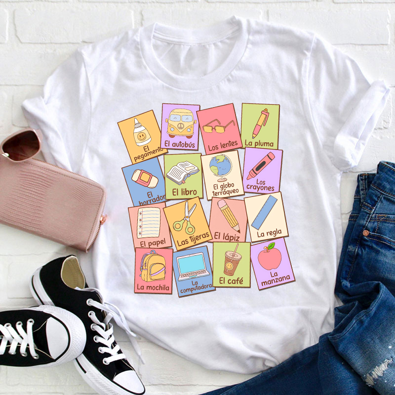 Cute Spanish Teach Spanish Teacher T-Shirt