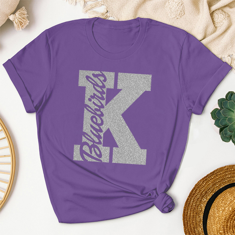 Personalized Glitter Team Name Teacher T-Shirt Sale-Teachersgram
