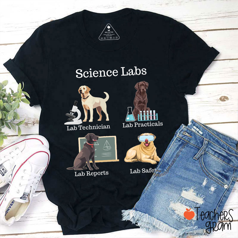 Labrador Retriever Science Lab Teacher T-Shirt