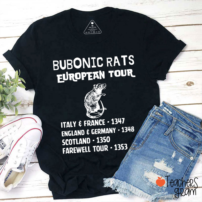 Bubonic Rats History Teacher T-Shirt
