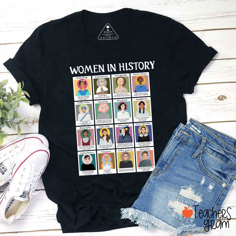 Women In History Teacher T-Shirt
