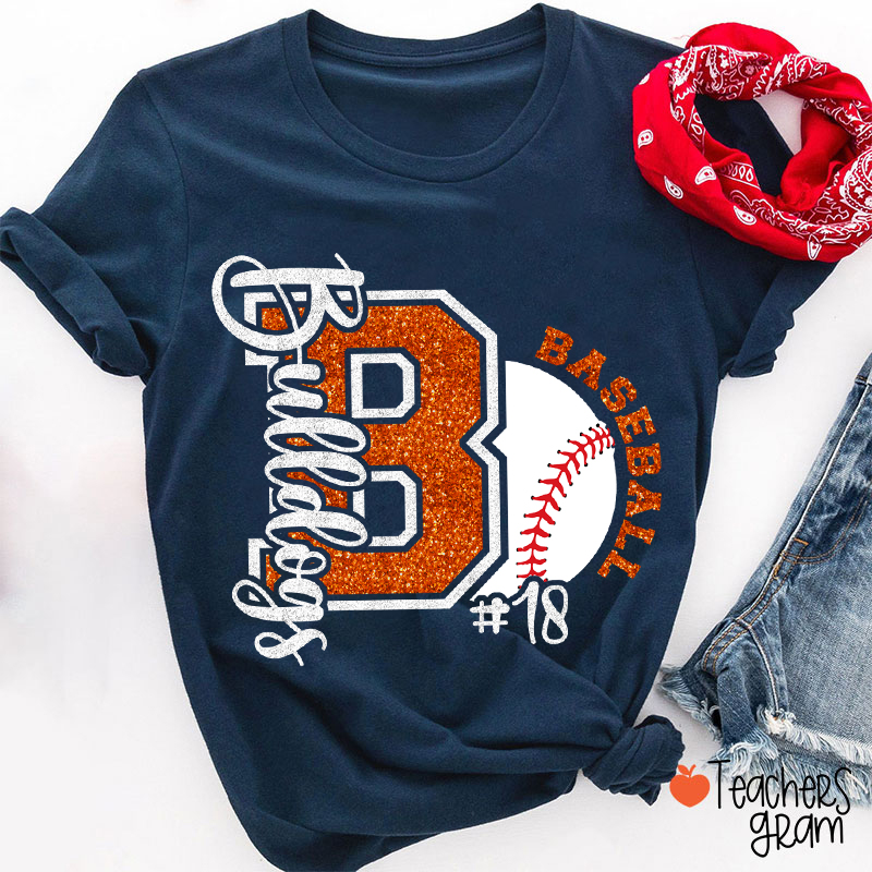 Personalized Text And Sport Game Day Teacher T-Shirt