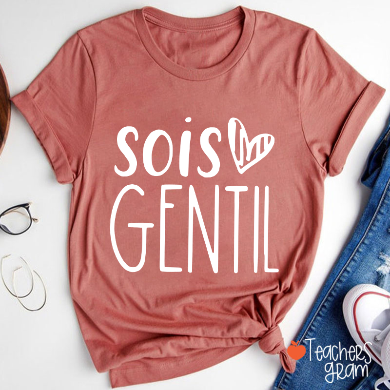 Sois Gentil French Teacher T-Shirt