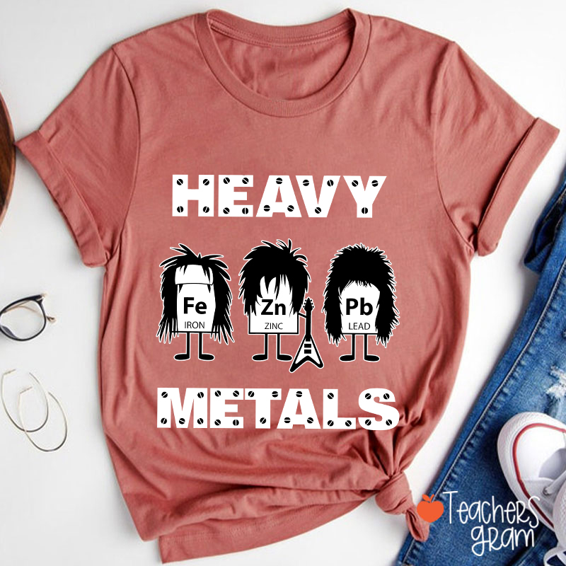 Funny Science Heavy Metals Teacher T-Shirt