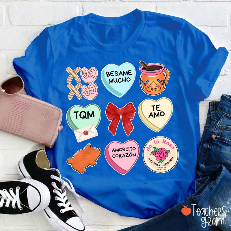 Love Stuff Spanish Teacher T-Shirt