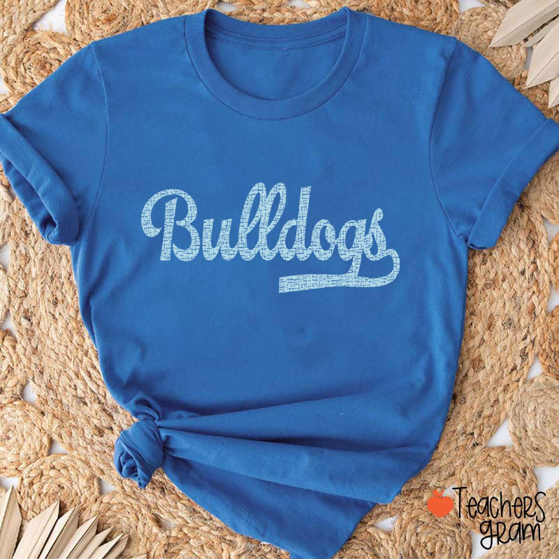 Personalized Mascot Comfort Colors Distressed Teacher T-Shirt