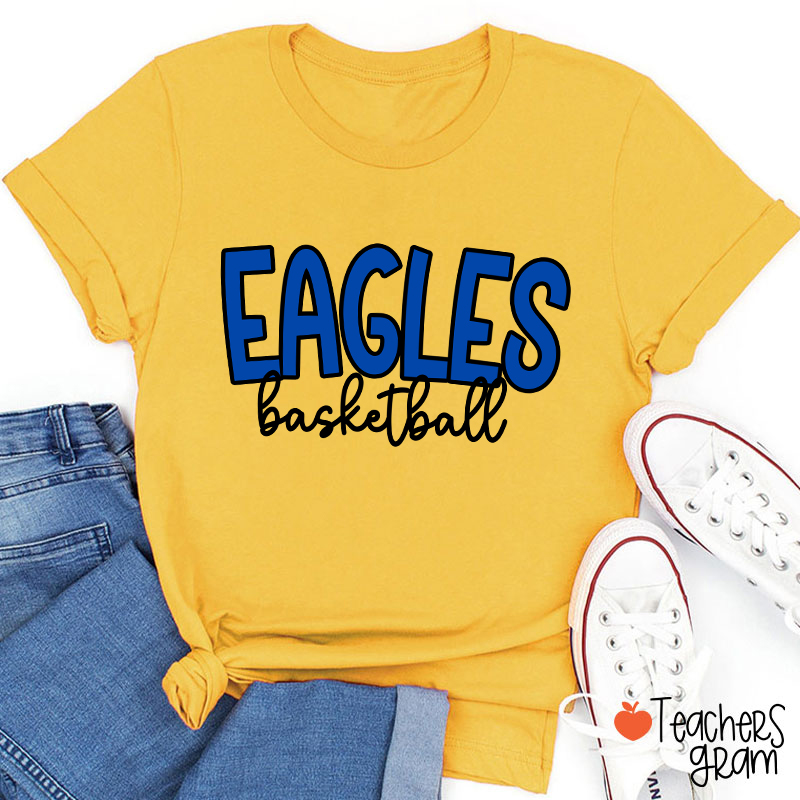 Personalized Mascot And Sport School Spirit Teacher T-Shirt
